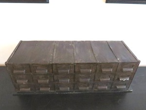 18 Drawer Metal Storage Cabinet 34 x 12 x 11
