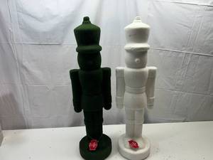 MM. 2x Toy Soliders-Weighted StyrofoamFelt Covered