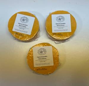 3x Swedish Brick Cheese Rounds Best by 05152024
