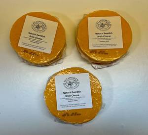 3x Swedish Brick Cheese Rounds Best by 05152024