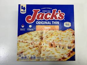 4 Pack Jacks Original Thin Cheese Pizzas