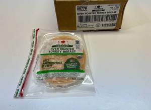 12x 6oz Applegate Organics Oven Roasted Turkey Breast Sell By 02142024