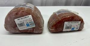 F. 2.64lb & 1.51lb Smithfield Honey Cured Sliced Ham Best by 02112024
