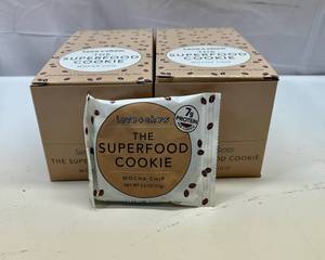 MM. 2x 12-2.0oz LoveChew Mocha Chip Super Food Cookie