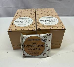 MM. 2x 12-2.0oz LoveChew Mocha Chip Super Food Cookie