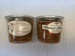 2x 38oz Tubs Olde-Fashoned Hand Dipped Peanut Brittle&nbspBest&nbspBy 02282024