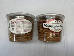 2x 38oz Tubs Olde-Fashoned Hand Dipped Peanut Brittle&nbspBest&nbspBy 02282024