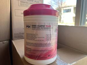 1 Case Sani-Cloth Plus Germicidal Wipes