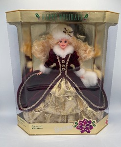 lot 15 image: Vintage Mattel Special Edition 1996 Happy Holidays Barbie New in Box