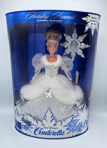 lot 58 image: New Vintage Mattel Walt Disneys Cinderella Holiday Princess 1996