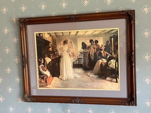 lot 62 image: The Wedding Morning Print by John Henry Fredrick Bacon.