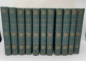 lot 78 image: Vintage Book Set Makers of History