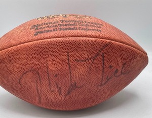 lot 124 image: Autographed Mike Tice NFL Football