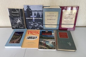 lot 141 image: 8 Norwegian Books