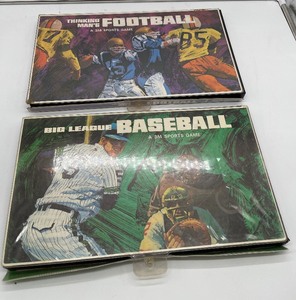 lot 192 image: Thinking Mans Football and Big-League Baseball Games