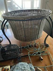 lot 297 image: Large Outdoor Decor Lot Rain Gauges, Thermometer etc.