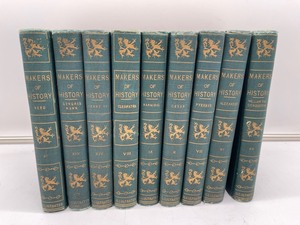 lot 396 image: 9 Hardcover Vintage Books  Makers of History