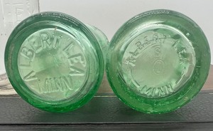 lot 440 image: Coca-Cola Bottles marked Albert Lea MN, Kerosene lamp misc