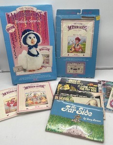 lot 442 image: Talking Mother Goose Worlds of Wonder Toys Vintage Accessories and Far Side Books