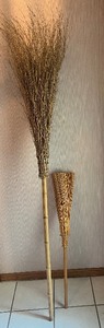 lot 461 image: Two BesomsTwig BroomsWitches Brooms and Encyclopedia of Witchcraft and Demonology