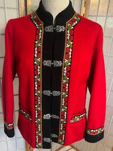lot 463 image: Fjord Fashion Wool Jacket Norwegian 1970s A.S. Evebofoss