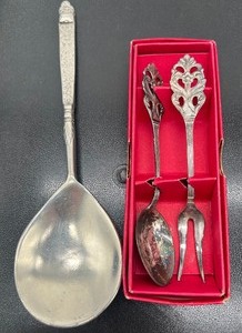 lot 476 image: Askvoll Brug Wedding Spoon Cast Pewter