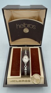 lot 473 image: Vintage Helbros Womens Watch with Diamond Chips