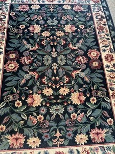 lot 483 image: Navy Area Rug 6 x 9
