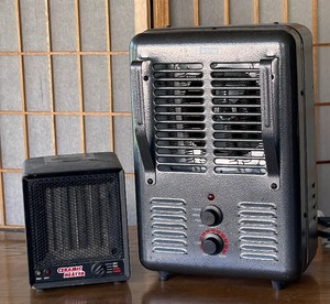 lot 347 image: Two Small Electric Heaters