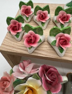 lot 362 image: Bone China Porcelain Roses LOT