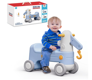 lot 416 image: Rocking Horse Balance Bike, Sit and Scoot Ride On Push Car