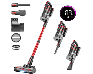 lot 440 image: Cordless Vacuum Cleaner, 38Kpa450W Stick Vacuum with Smart Display