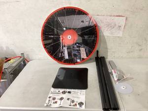 lot 419 image: 24 Tabletop Spinning Prize Wheel