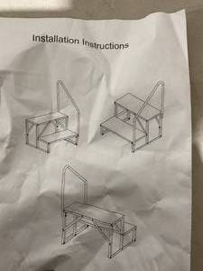 lot 345 image: 1 Step Stairs 5th Wheel Stair Hot Tub Steps Outdoor