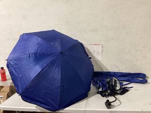lot 469 image: LOT OF 2 30 Blue Umbrellas