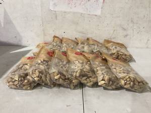 lot 277 image: Lot of 12 pack Shelled Whole Brazil Nuts
