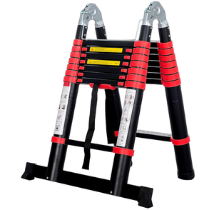 lot 14 image: BEETRO 16.5ft Aluminum Telescoping Ladder