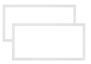 lot 17 image: LOT OF 2 AKT LIGHTING 2x4 FT LED Panel Light - DLC & UL, 50W Dimmable 0-10V