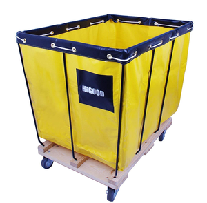 lot 23 image: Basket Trucks, Service Carts Yellow 8 Bushel Knock Down Truck,Carts