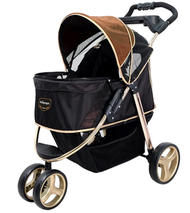 lot 77 image: ibiyaya - Monarch Foldable Dog Stroller for Medium Dogs and Small Dogs and Pets