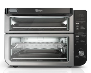 lot 96 image: Ninja 12-in-1 Double Oven with FlexDoor, FlavorSeal & Smart Finish