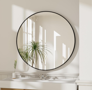 lot 164 image: LFT HUIMEI2Y Wall Circle Mirror Large Round