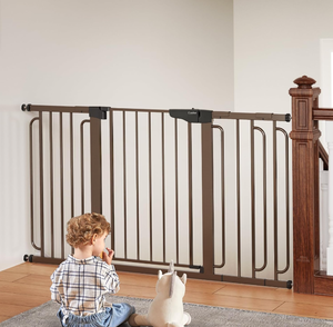 lot 165 image: Cumbor Extra Wide Baby Gate for Stairs, Moms Choice Awards Winner-Dog Gate for Doorways