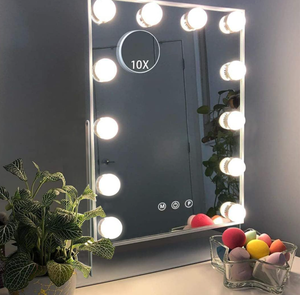 lot 171 image: Vanity Mirror with Lights, Makeup Mirror with Lights 12 Dimmable Bulbs and 3 Color Lighting Modes