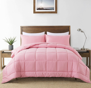 lot 173 image: DOWNCOOL Queen Comforter Set -All Season Bedding Comforters Sets with 2 Pillow Cases-3 Pieces