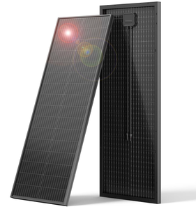 lot 177 image: Bifacial 100 Watt Solar Panel, 12V 100W Monocrystalline Solar Panel Panel High Efficiency Module