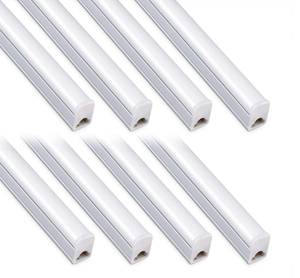 lot 213 image: LOT OF 8 Kihung LED Shop Light Fixture 2FT 6500K 10W 1100LM