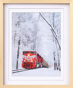 lot 221 image: Egofine 16x20 Poster Frame Solid Wood Frame with Plexiglass Matted for 11x1412x16 for Wall Mounting Hanging Picture Frame