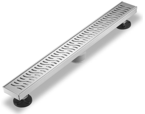 lot 248 image: Sharp-tec Linear Shower Drain, Brushed Rectangular Floor Drain, cUPC Certificated, 304 Stainless Steel, Easy to Install