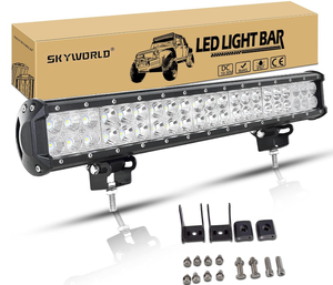 lot 269 image: SKYWORLD 126W LED Work Light Bar, Flood Spot Combo Beam LED Lights